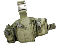 Futrola za Nogu s Molle Platformom Maslinasta