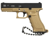 Maketa Obesek Mini Pištola Glock 17 FDE