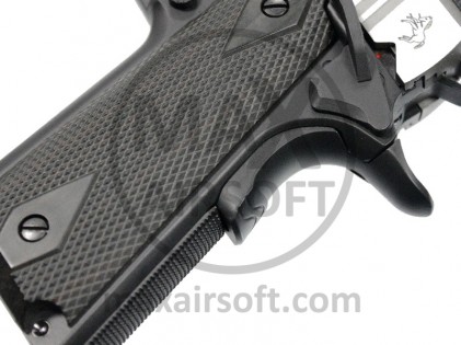 Pi&scaron;tolj CO2 GBB Colt 1911 Rail Gun Dual Tone Silver KWC/Cyb