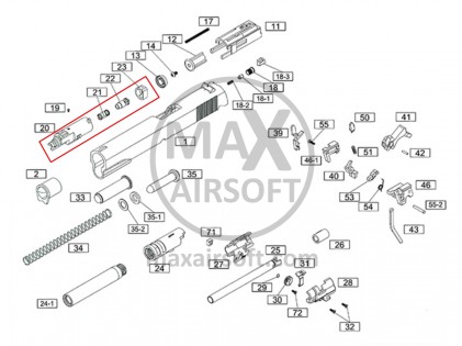 KJW 1911/Hi-Capa Laded&uuml;se Kit