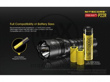 Lampa NiteCore P22R Precise Tactical